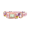 Birthday Celebration Dog Collar - plastic rose gold