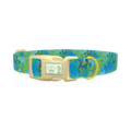 Abstract Camouflage Dog Collar - plastic gold