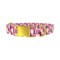 Checkered Chess Pieces Dog Collar - Thumbnail 1