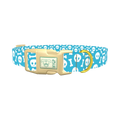 Skull and Bone Dog Collar - plastic gold