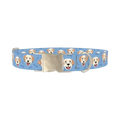 Labrador Dog Collar - metal silver