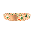 Oktoberfest Beer Dog Collar - metal silver