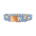 Labrador Dog Collar - metal rose gold