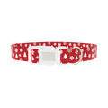 Christmas Snowflake Dog Collar - plastic silver
