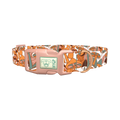 Forest Mushroom Dog Collar - plastic rose gold