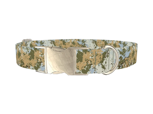 Camouflage Splatter Dog Collar