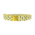 Stylized Bee Dog Collar - metal gold