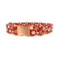 Christmas Cookie Dog Collar - metal rose gold