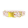 Bohemian Floral Dog Collar - metal gold