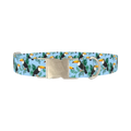 Tropical Toucan Dog Collar - metal silver