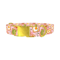 Avocado Toast Dog Collar - metal gold