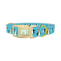 Christmas Penguin Dog Collar - plastic gold