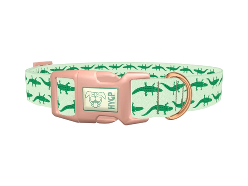 Crocodile Pattern Dog Collar