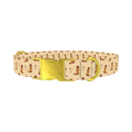 Western Cowboy Boot Dog Collar - metal gold