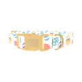 Easter Basket Dog Collar - plastic gold