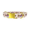 Rainbow Trout Fish Dog Collar - metal gold
