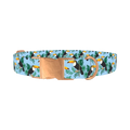 Tropical Toucan Dog Collar - metal rose gold