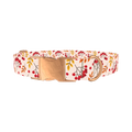 Autumn Rowanberry Dog Collar - metal rose gold