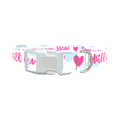 Romantic Heart Dog Collar - plastic gold