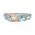 St. Patrick's Rainbow Dog Collar - plastic rose gold