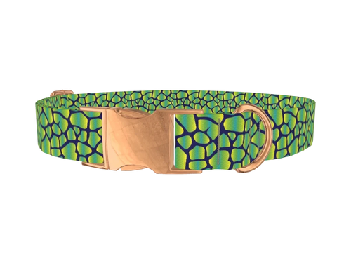 Geometric Animal Print Dog Collar
