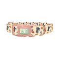 Coffee and Pastry Dog Collar - plastic rose gold