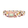 Geometric Abstract Dog Collar - plastic rose gold
