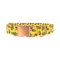 Fall Acorn Dog Collar - metal rose gold