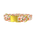 Peach Blossom Dog Collar - metal gold