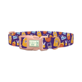 Basketball Sports Dog Collar - plastic rose gold