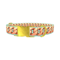Rose Gold Chain Dog Collar - metal gold