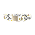 Wedding Ring Dog Collar - metal silver