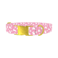 Daisy Bunny Dog Collar - metal gold