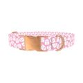 Ghost Halloween Dog Collar - metal rose gold