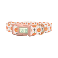 Halloween Cross-Stitch Dog Collar - plastic rose gold