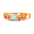 Football Trophy Dog Collar - plastic silver