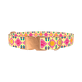 Beach Fun Dog Collar - metal rose gold