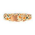 Cozy Fall Dog Collar - metal rose gold