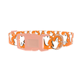 Halloween Ghost Stars Dog Collar - plastic rose gold
