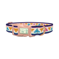 Colorful Tribal Pyramid Dog Collar - plastic rose gold