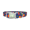 Festive Gift Dog Collar - plastic silver