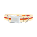 Retro Geometric Dog Collar - plastic rose gold