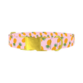 Tropical Pineapple Dog Collar - metal gold