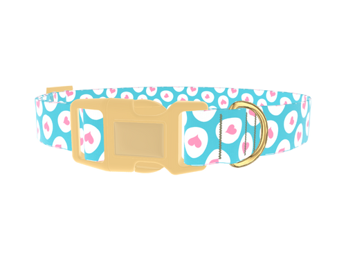 Easter Egg Heart Dog Collar