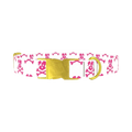 Pirate Dog Skull Dog Collar - metal gold