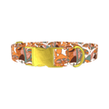 Forest Mushroom Dog Collar - metal gold
