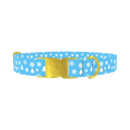 Winter Snowflake Dog Collar - metal gold