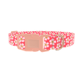 Sakura Floral Dog Collar - plastic rose gold