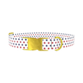 Patriotic Star Dog Collar - metal gold