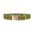Chicken Farm Dog Collar - metal silver
